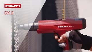 INTRODUCING the Hilti powderactuated fastening tool DX 2 [upl. by Hassadah957]