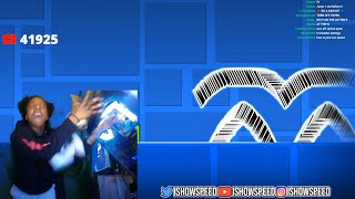 iShowSpeed BREAKS PC Playing Geometry Dash 😂 [upl. by Rhtaeh538]