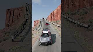 Bollard vs Cars  Beamng beamngdrive cargame [upl. by Eizzil]