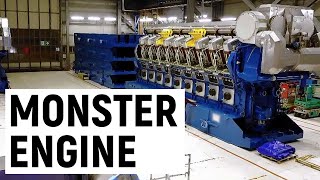 How The Worlds Largest Cruise Ship Engine Is Made  Monster Machines [upl. by Ahsikat]