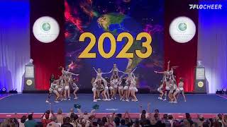 Cheer Extreme Senior Elite  Finals 2023 The Cheerleading Worlds WITH SOUND [upl. by Kwang]