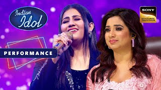 Indian Idol S14  Adya ने quotIkk Kudiquot गाने पर दिया एक Heart Touching Performance  Performance [upl. by Ettelrac]