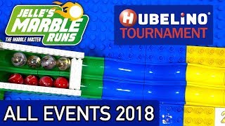 Hubelino Marble Race Tournament 2018  All Events [upl. by Quiteria]