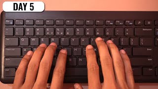 English Typing Course DAY 5  Free Typing Lessons  Touch Typing Course  Tech Avi [upl. by Enyt990]