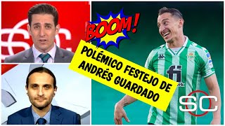 ANDRÉS GUARDADO en el ojo del huracán por polémico festejo vs SEVILLA en Copa del Rey  SportsCenter [upl. by Atinaj316]