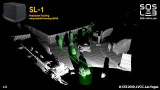 Pedestrian Tracking by SL at CES2020 [upl. by Salaidh]