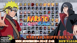 NARUTO SHIPPUDEN NZC MALUSARDI V4 DOWNLOAD  O MELHOR GAME DE NARUTO Mugen AndroidMugen [upl. by Eldwen]