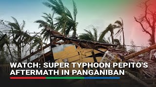 Super Typhoon Pepitos aftermath in Panganiban Catanduanes  ABSCBN News [upl. by Arlene]