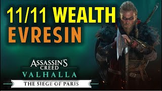 Evresin All Wealth Locations  Gear Chest amp Tungsten Ingot  AC Valhalla The Siege of Paris [upl. by Maclaine]