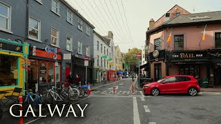 Walking in Galway  Irelands Cultural Heart  City Ambience [upl. by Enelloc]