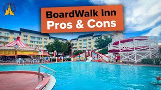 Disneys Boardwalk Inn Resort  FULL TOUR Rooms Food Court Pools [upl. by Sparrow457]