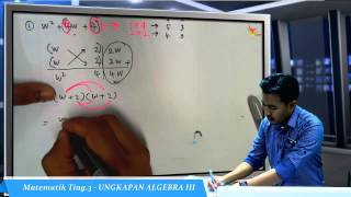 2014 06 UA3 Pemfaktoran Ungkapan Algebra [upl. by Sitarski]