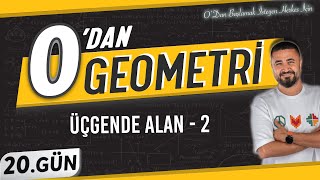 Üçgende Alan 2  0 DAN Geometri Kampı 20Gün  Rehber Matematik [upl. by Aidyl98]