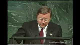 Address by Vytautas Landsbergis before the United Nations General Assembly 17 September 1991 [upl. by Maximilien582]