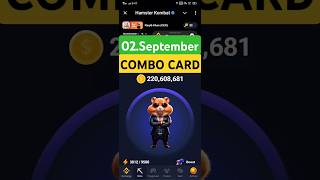 02september daily combo card hamster kombat hamsterkombat ciphercodes games today cryptography [upl. by Rosmunda62]