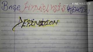 Base hydrolysis reaction  Inorganic chemistry notes  MSc chemistry notes [upl. by Anerak]