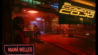 El Coyote Cojo Bar tour Cyberpunk 2077  Night City Tours [upl. by Htebaile]