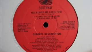 Definite Destruction You Played Me For A Fool CLUBSTRUCTION VOCAL [upl. by Atnoed]