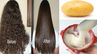 1 potato will transform your hair from frizzy and rough to straight and silky forever [upl. by Apthorp]