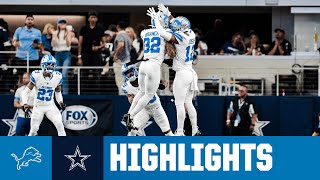 Detroits defense FORCES 5 turnovers in 479 win over Dallas  Lions vs Cowboys Week 6 highlights [upl. by Abagael]