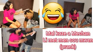 PRANKMal prank Mechan sim pa lage pyem li kenbem nn chanm nn🫣🫣 [upl. by Anayaran]