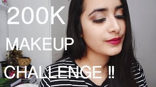 200K MAKEUP CHALLENGE  products reviews  Indonesia  Prisya Thalia Basir [upl. by Airdnekal]