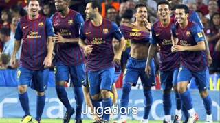 Himno FC Barcelona con letra [upl. by Audre]