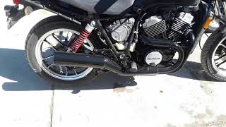 Honda VT500FT Ascot Ported Engine and Powerchamber BypassDelete Exhaust Sound Sample [upl. by Morten]