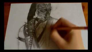 How to draw Kabal Mortal Kombat 2011 [upl. by Anniahs]