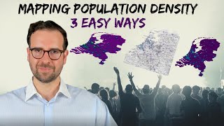 3 easy ways to map population density from gridded raster in R [upl. by Aihtak]