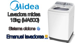 Lavadora Midea 13kg MA500 roupas íntimas [upl. by Llehsal]