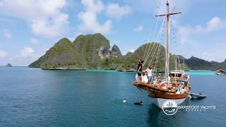 Cruise Raja Ampat on Flying Aboya Yacht with Barefoot Yachts Indonesia [upl. by Oicelem348]