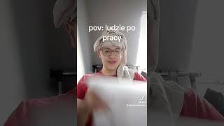 Pov ludzie po pracy popracy pov shorts video people ludzie wpracy praca dopracy povs [upl. by Oirazan]