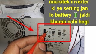 microtek inverter voltage charging volt setting Naya bhi sikh jayega [upl. by Gerlac]