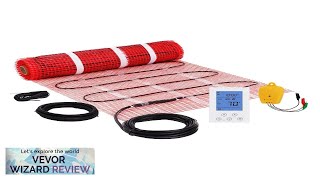 VEVOR Floor Heating Mat 30 Sqft Electric Radiant InFloor Heated Warm System Review [upl. by Osber]