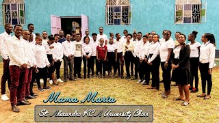 THE BEST CATHOLIC EXIT SONG  Mama Maria  St Alexandro KCA University Choir [upl. by Ainirtac177]