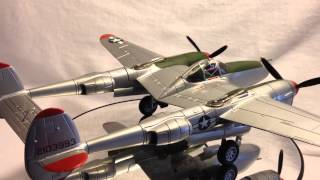 FRANKLIN MINT DIE CAST P38 LIGHTNING [upl. by Nirhtak]