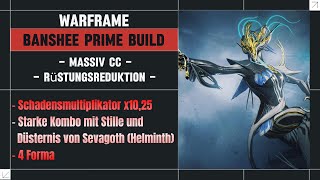 Warframe  Königin der Stille  Banshee Prime Build  Deutsch [upl. by Ayhtak]