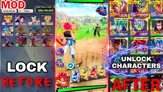 UNLOCK ANY CHARACTERS WITHOUT SUMMONS IN DRAGON BALL LEGENDS MOD  characters unlock hack TUTORIAL [upl. by Heber916]