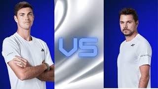 Maximilian Marterer GER Vs Stan Wawrinka SUISlovak Open 2024 [upl. by Aihsekal675]