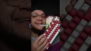 New Candy Cane keyboard build keyboard keycaps typing custom holidays [upl. by Adnilev299]