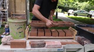 Making Bricks with Josh at Mobile Brick Factory in Baltimore [upl. by Wandy]