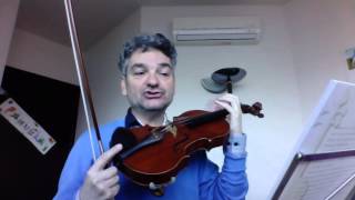 Corso Di Violino Lezione 3 violin course lesson 3 english subtitles [upl. by Brandais29]