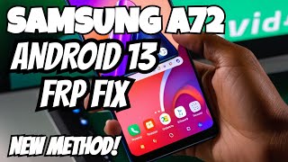 Samsung A72 Frp Bypass  All Samsung Android 13 Frp Bypass  Samsung Google Account Bypass 2024 [upl. by Eimas]