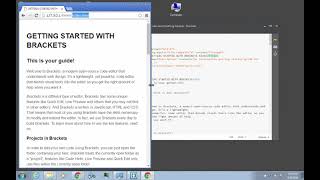 Brackets Code Editor Part 01  Settings [upl. by Rizan]