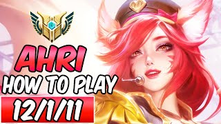 HOW TO PLAY AHRI MID amp CARRY  Best Build amp Runes  Diamond Ahri Guide S14  League of Legends [upl. by Eerdua]