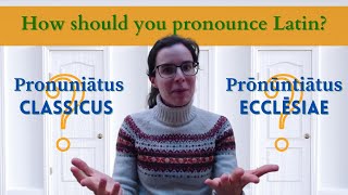 How to pronounce Latin Ecclesiastical Latin vs Classical pronunciation Latine [upl. by Avictor324]