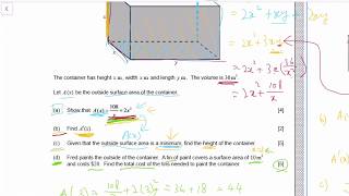 Special Selection on Optimisation in Differentiation IB Math AA SL  and link to free course [upl. by Anneliese]