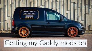 My 2017 VW Caddy getting its mods on at Slideways in Llanfairfechan [upl. by Pepe]