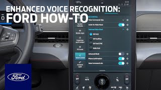 SYNC® 4 Technology with Enhanced Voice Recognition  Ford HowTo  Ford [upl. by Sanoj28]